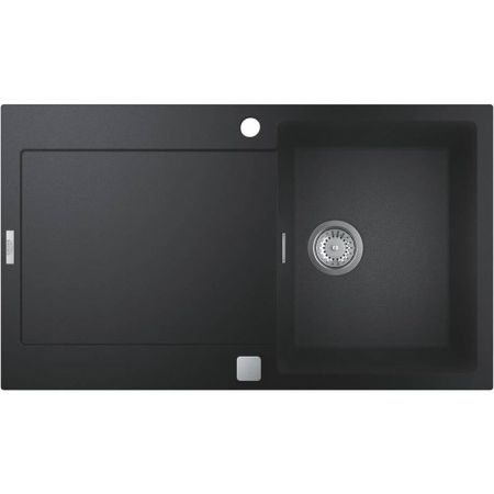 Мойка GROHE K500 с одной чашей, 860 x 500 мм, черный гранит (31644AP0)