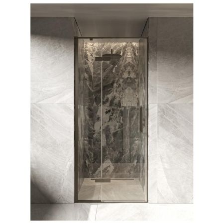 Душевая дверь в нишу Knotlor HDIP090CG0GM 90х200, оружейная сталь