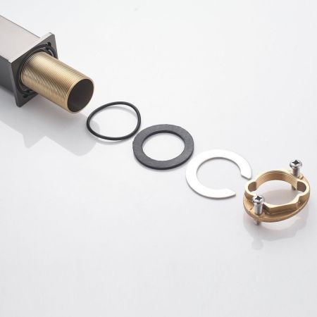 Смеситель для раковины Shevanik S9611T, оружейная сталь, артикул S9611T