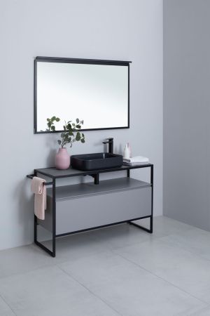 Полотенцедержатель для тумб Allen Brau Priority 1.31007.BB черный браш, артикул 1.31007.BB