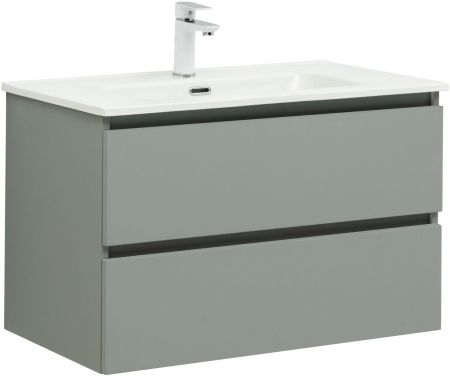 Тумба под раковину Aquanet Вега 2.0 80 мисти грин, артикул 00337961