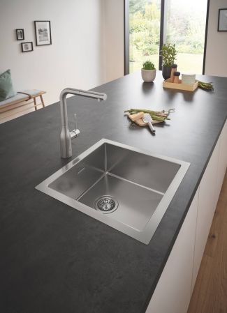 Мойка GROHE K700 45-S 46.4/46.4 1.0, нержавеющая сталь (31578SD1)