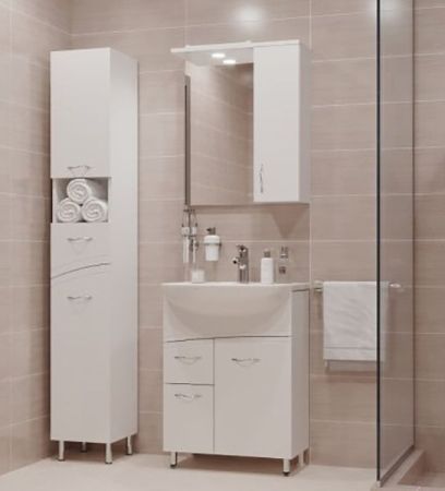 Раковина Cersanit Erica 61 UM-ERI61/1 Белая, артикул S-UM-ERI61/1-w