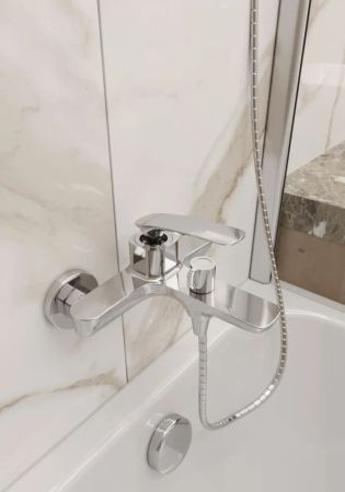 Смеситель для ванны Knotlor KN-42, хром