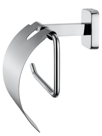 Держатель для туалетной бумаги с крышкой WONZON & WOGHAND STILL, Хром (WW-6626)