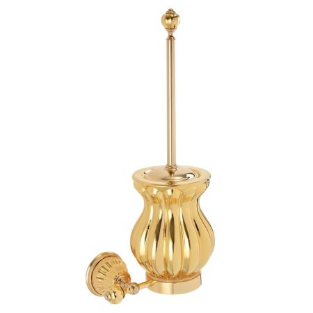 OLIVIA Ершик настенный, колба керамика золото/золото, артикул 24647