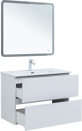 Тумба под раковину Aquanet Джейн 90 белый матовый, артикул 00313287