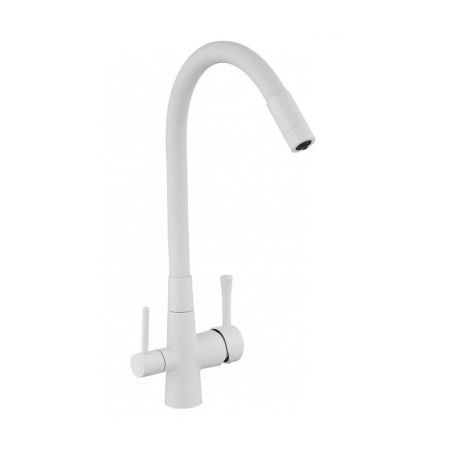 Смеситель для кухни с подключением к фильтру Savol S-L1806W-02, белый, артикул S-L1806W-02