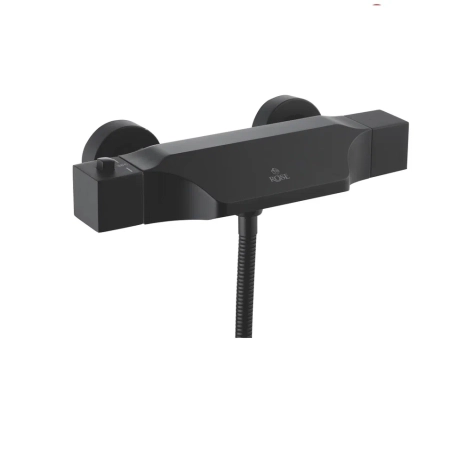 Смеситель для ванны с термостатом Rose R3702H, черный