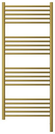 Полотенцесушитель электрический "БОГЕМА 3.0" прямая 1200х500 / МЭМ правый (Состаренная латунь), артикул 051-5805-1250