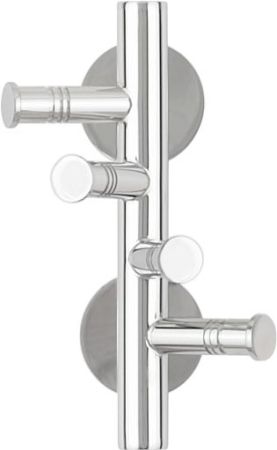 Полотенцедержатель, Сунержа, ВЕЕР, четверной, фиксированный, ширина, мм-88, глубина, мм-50, высота, мм-195, тип установки-настенный, материал-нержавеющая сталь, цвет-золото, артикул 03-3009-4085