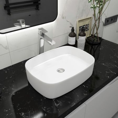 Раковина чаша Maretti FL13NS45-844, белая, артикул FL13NS45-844