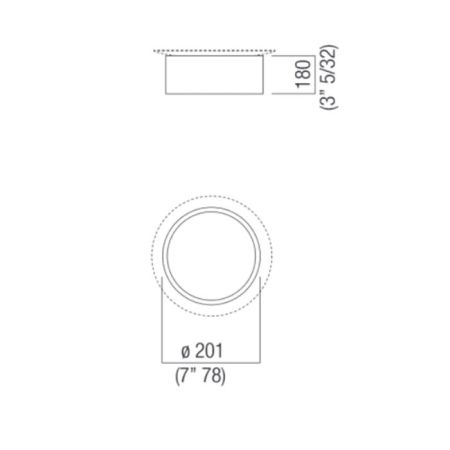Agape Gemma Контейнер ø20.1x8 см, цвет: темный дуб, артикул ACOM252RW
