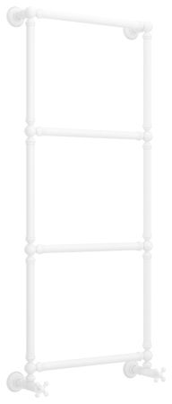 Полотенцесушитель, Сунержа, Ренессанс 1304, водяной, ширина, мм-572, глубина, мм-184, высота, мм-1333, межосевое расстояние-500, подключение-нижнее, мощность, Вт-300, присоединительный размер-НР G 1/2" / НР G 3/4" (эксцентрик), материал-нержавеющая сталь,