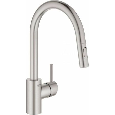 Смеситель для кухни GROHE Concetto, высокий излив, суперсталь (31483DC2), артикул 31483DC2