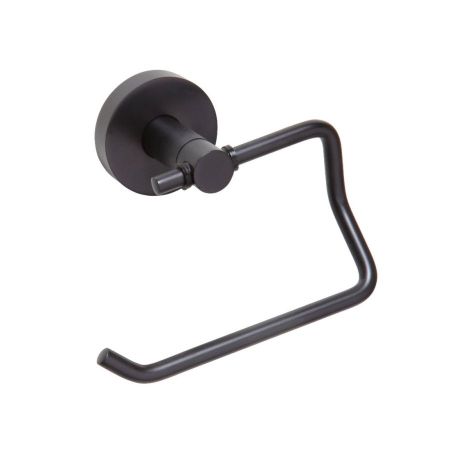 Держатель X-ROUND BLACK туалетной бумаги, черный, Sapho, артикул XB700