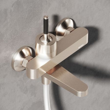 291000200 Arc, смеситель для ванной и душа, никель, артикул 291000200