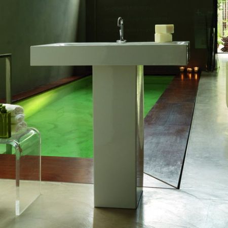 KERASAN Cento раковина 80х45 подвесная c 1отв под смеситель, белая, артикул 353301*1 bi