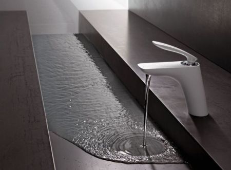 Смеситель для раковины  KLUDI BALANCE 520239175 (белый/хром, L-12,6 H-10), шт, артикул 520239175