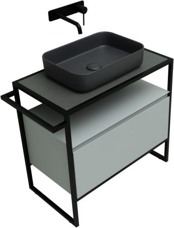 Тумба под раковину Allen Brau Priority 80 1.31002.PWM папирус матовый, артикул 1.31002.PWM