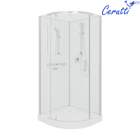 Кабина KORRA90T душевая Cerutti SPA (90x90x205)