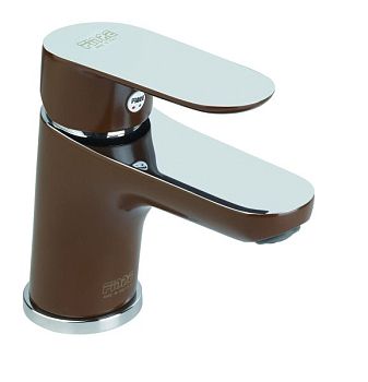 Смеситель для раковины Fiore KEVON CHIC 81MX8120, хром/коричневый