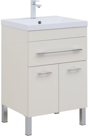 Тумба под раковину Aquanet Верона 60 крем (1 ящик, 2 дверцы), артикул 00304535