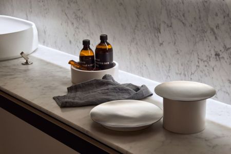 Agape Gemma Лоток/крышка ø18 для ACOM253, цвет: матовый вороненый, артикул ACOM255BR