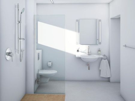 Держатель для банного полотенца GROHE Essentials 600мм, хром (40366001) Держатель для банного полотенца GROHE Essentials 600мм, хром (40366001)