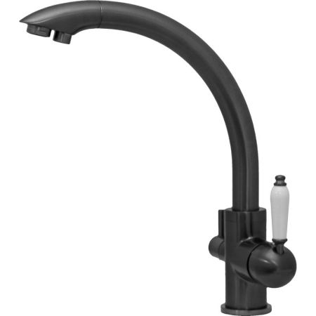 Смеситель для кухни Seaman Barcelone SSL-5382-Gun Оружейная сталь, артикул SSL-5382-Gun