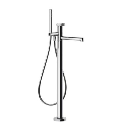 GESSI Anello Смеситель напольный для ванный, цвет Black Metal Brushed PVD(без внутренней части)