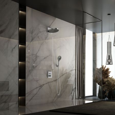 Душевой комплект Inspire VSFW-3I21T1CH встраиваемый, термостатический, 2 режима, хром, артикул VSFW-3I21T1CH