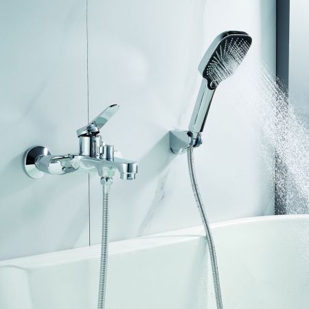 Смеситель для ванны Shevanik S6202, хром