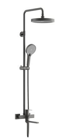 Душевая система BELZ B24813-3, оружейная сталь, артикул B24813-3