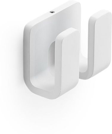 Gedy Outline, крючок двойной, цвет белый матовый, артикул 3228(22)