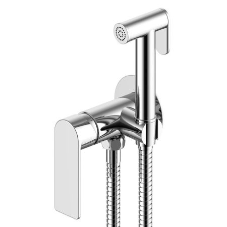 Гигиенический душ со смесителем встраиваемый VODA NVSMH, хром, артикул NVSMH