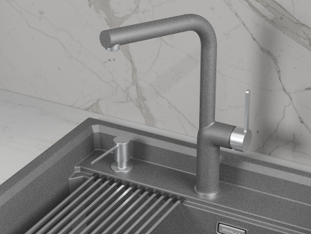 Смеситель для кухни GRANULA (9502, ГРАФИТ), артикул 9502, ГРАФИТ