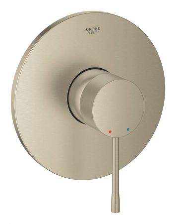 Смеситель однорычажный для душа GROHE Essence, круглая розетка, никель матовый (24057EN1), артикул 24057EN1