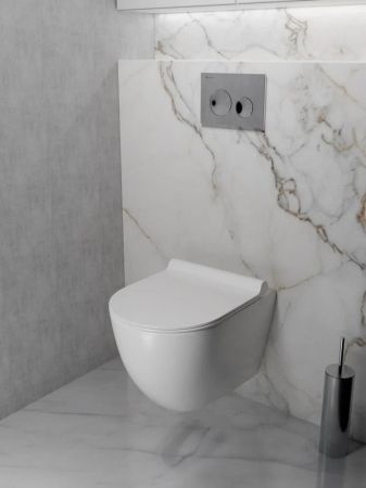 Унитаз подвесной торнадо Knotlor WC49WG, белый