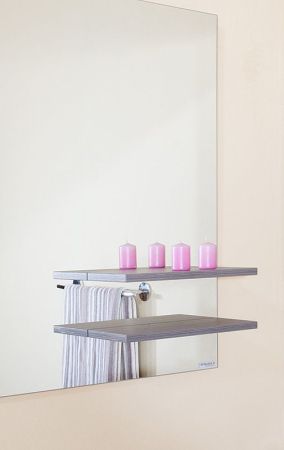 Тумба под раковину Бриклаер Мадрид 120D подвесная серая лиственница, артикул 4627125410079