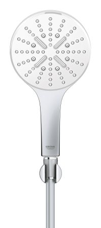 Душевой набор GROHE Rainshower SmartActive 130, 3 вида струй, белая луна (26581LS0)