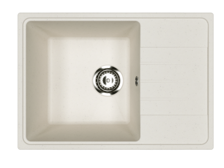 Мойка Practik белый камень (PR-M 600-001), артикул PR-M 600-001