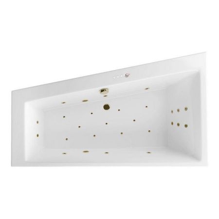 Ванна EXCELLENT Sfera 170x100 (левая) "ULTRA" (бронза), артикул WAEX.SFL17.ULTRA.BR