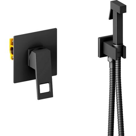 Гигиенический душ со смесителем Timo Briana 7189/03SM Черный матовый, артикул 7189/03SM