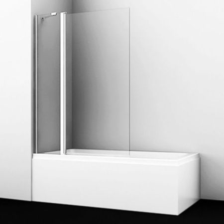 Berkel 48P02-110 Fixed Стеклянная шторка на ванну, распашная, двухстворчатая