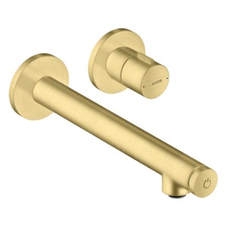 AX Uno Смеситель для раковины, Select, настенный, цвет шлифованная медь, артикул 45113950