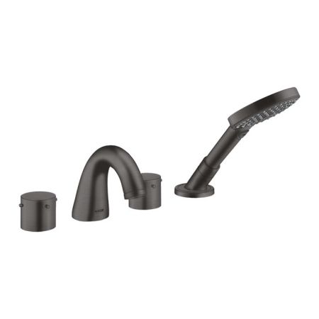 AX Starck Смеситель на край ванны , цвет полированный черный хром, артикул 10444330