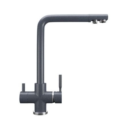 Смеситель для кухни Ulgran U-016-343, антрацит, артикул U-016-343