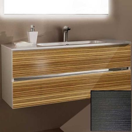 Тумба с раковиной SanVit Кубэ-2 120 kkube2120 с фактурой под дерево подвесная Венге, артикул kkube2120