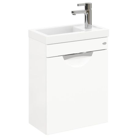 Тумба Onika Комо 45 подвесная, белая (ум. Фостер 45), артикул 104507